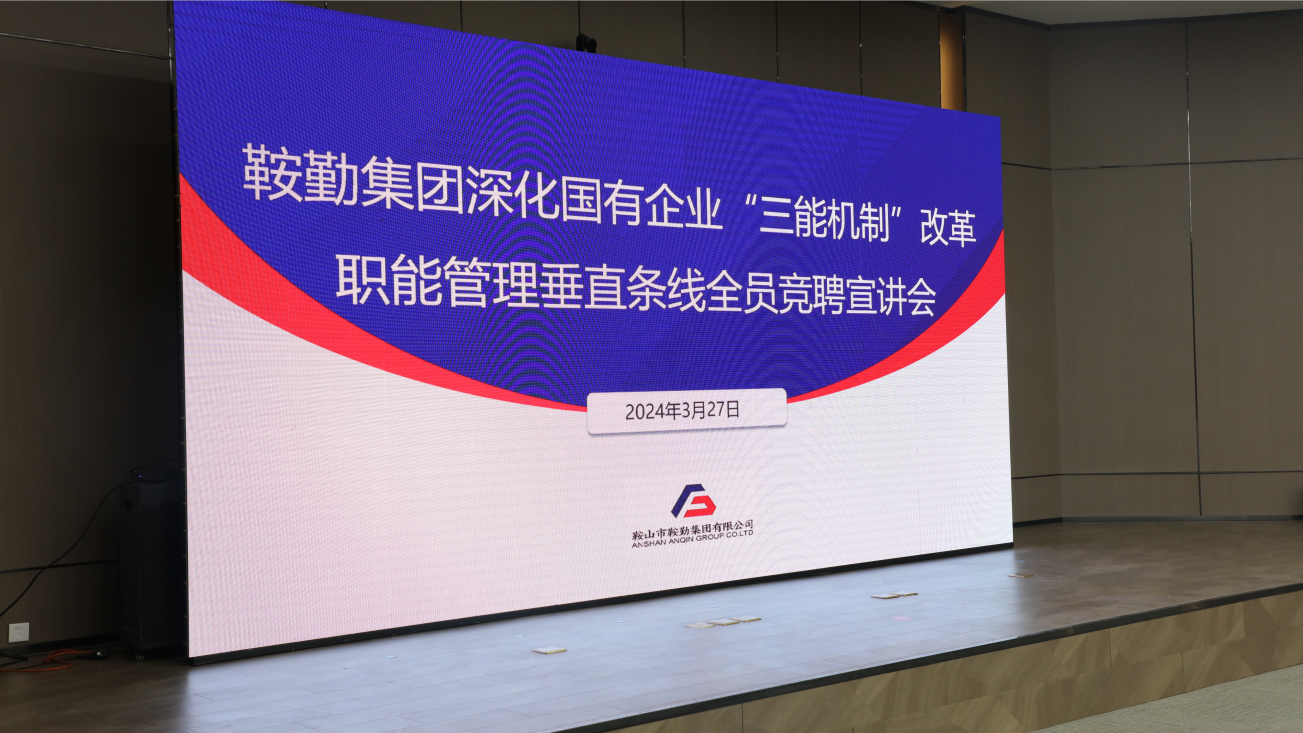 擔國企改革之任，行三能機制之責，走鞍勤振興之路